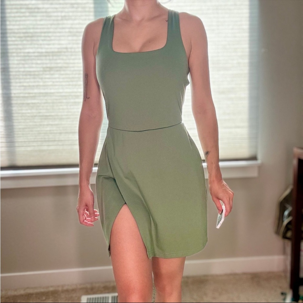 All in Motion Olive Mini Dress